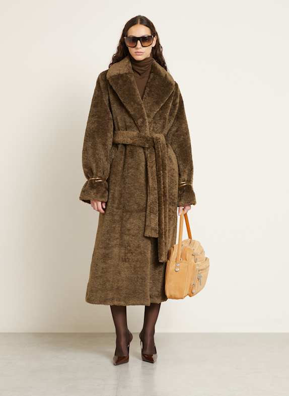 Acne Studios Schoudertas CAMERO CAMEL