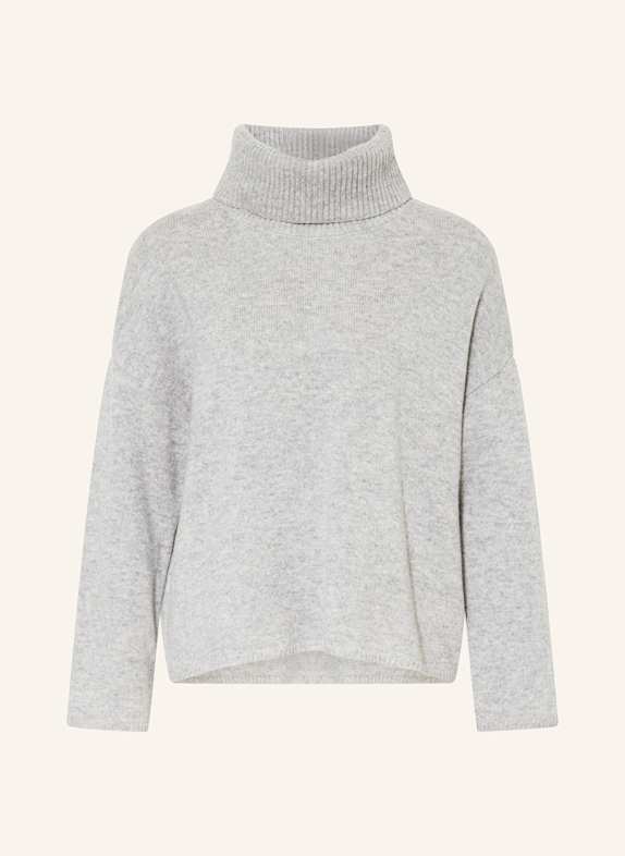 MRS & HUGS Rollkragenpullover HELLGRAU