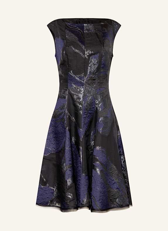 TALBOT RUNHOF Cocktailkleid mit Glitzergarn SCHWARZ / DUNKELBLAU