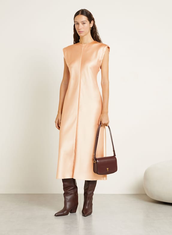 AMI PARIS Satinkleid ROSÉ