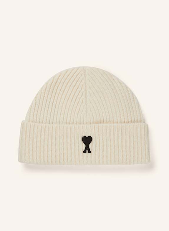 AMI PARIS Czapka KREMOWY