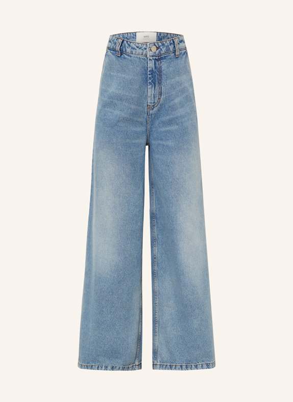 AMI PARIS Wide Leg Jeans 480 used blue