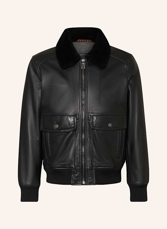 windsor. Lederjacke ARTURO SCHWARZ