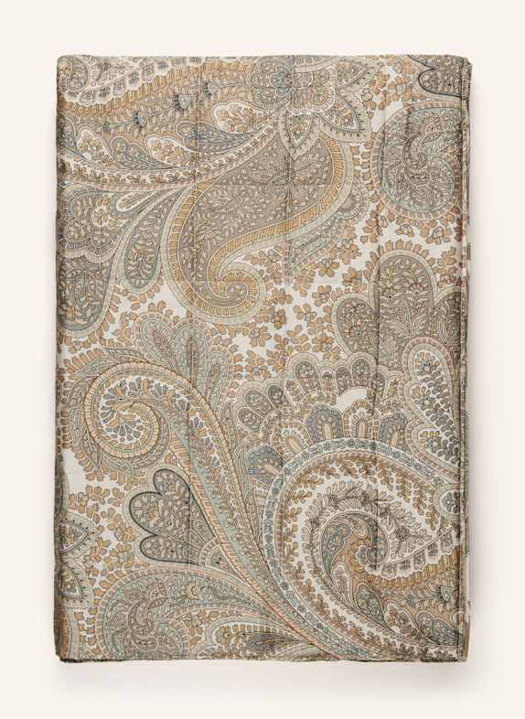 ETRO Home Narzuta na łóżko KREMOWY/ BEŻOWY/ SZARONIEBIESKI