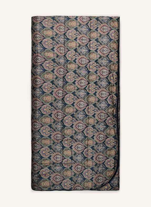 ETRO Home Narzuta na łóżko CIEMNOZIELONY/ NIEBIESKI/ RÓŻOWY