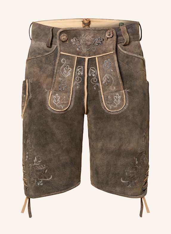 BECKERT Trachten-Lederhose KARWENDEL GRAU