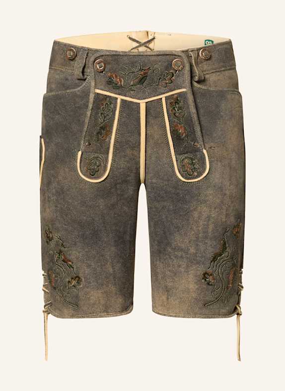 BECKERT Trachten-Lederhose EIGER KHAKI