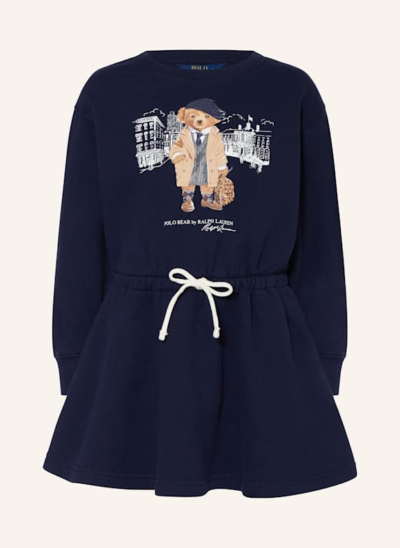 POLO RALPH LAUREN Sweatkleid DUNKELBLAU