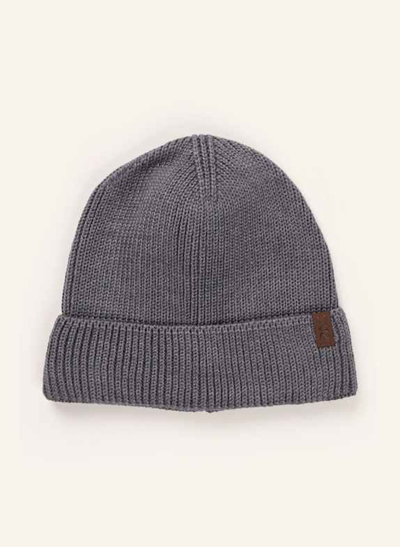 P.A.C. Mütze NATURE LUMUO mit Merinowolle GRAU