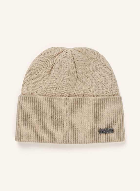 P.A.C. Mütze KENLA mit Merinowolle BEIGE