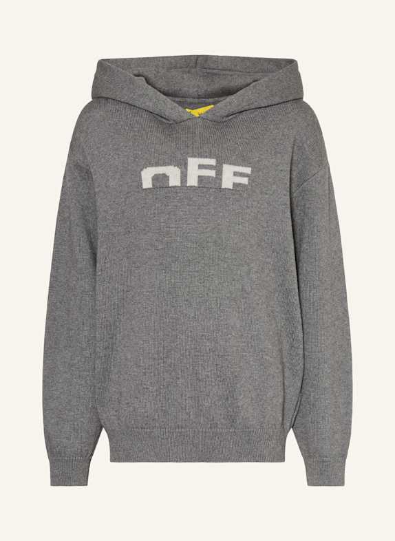 Off-White Strick-Hoodie GRAU