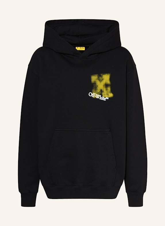 Off-White Mikina s kapucí ČERNÁ