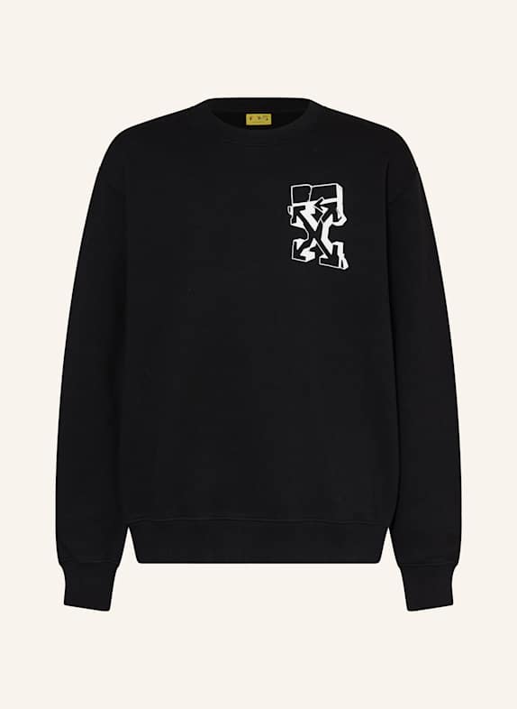 Off-White Mikina ČERNÁ