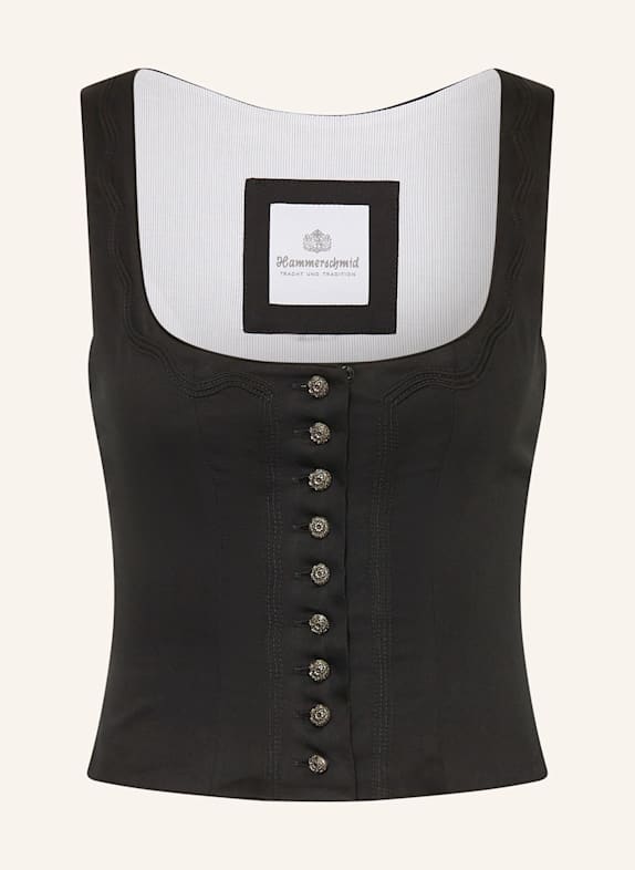 Hammerschmid Trachtenmieder BARI SCHWARZ