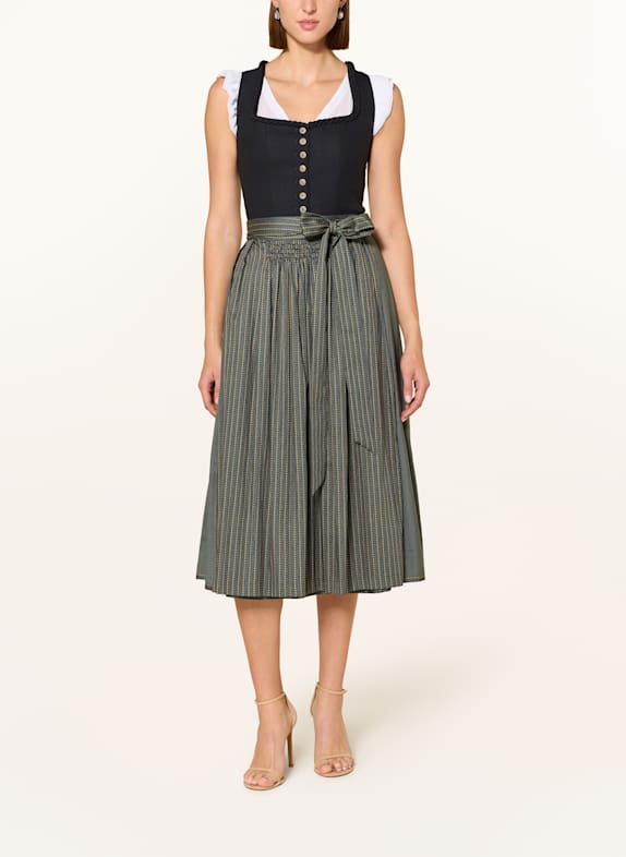 Hammerschmid Dirndlbluse HANNY mit Volants WEISS