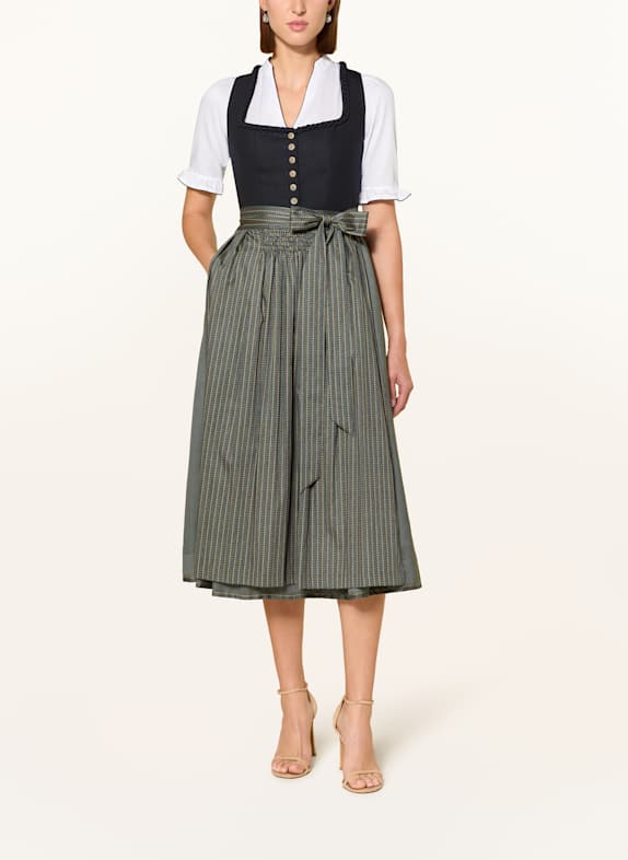 Hammerschmid Bluză dirndl ANNETTE 049 alb/bleu marine