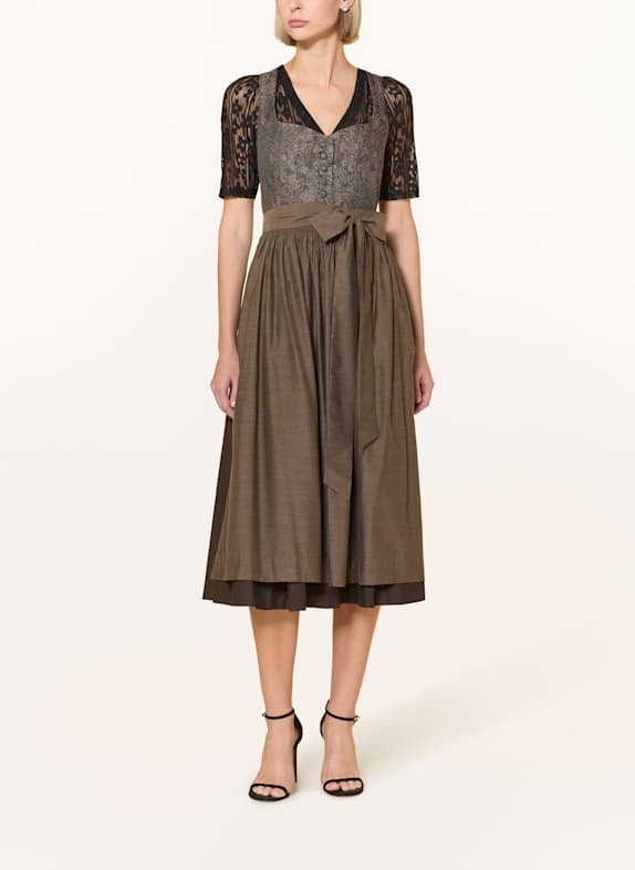 Hammerschmid Dirndl ROTHSEE MARRON / MARRON CLAIR / MARRON FONCÉ