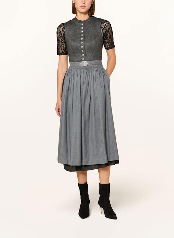 Hammerschmid Dirndl ATTERSEE GRIJS / DONKERGRIJS