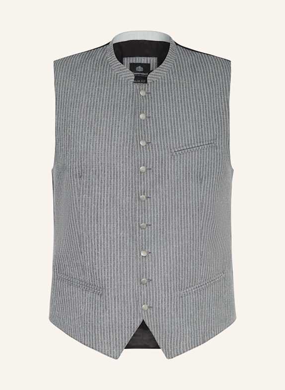 Hammerschmid Trachtenweste FABIAN Slim Fit GRAU/ SCHWARZ/ HELLGRAU