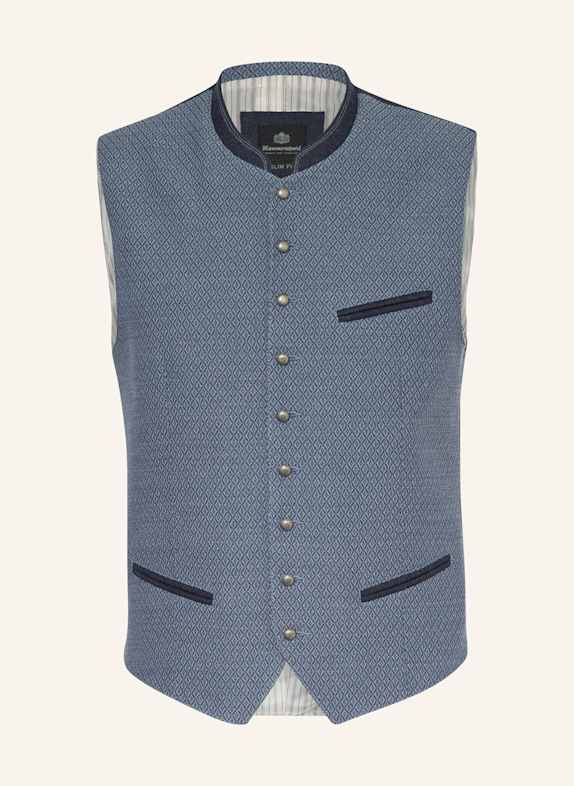 Hammerschmid Trachtenweste FRED Slim Fit DUNKELBLAU / BLAU