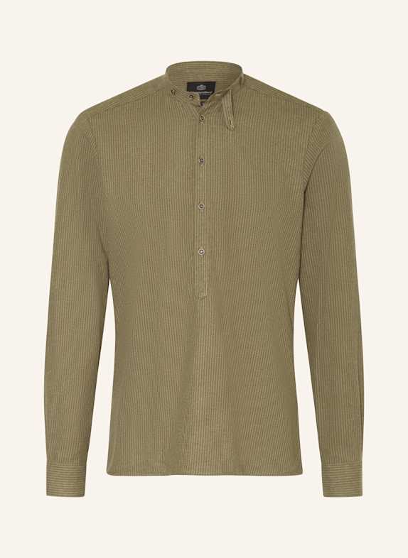 Hammerschmid Trachtenhemd Slim Fit mit Stehkragen OLIV