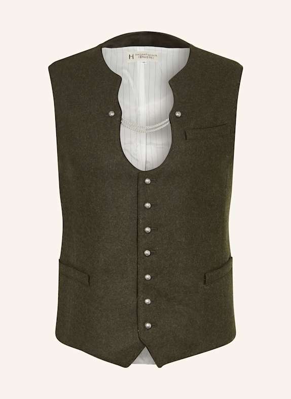 Heimatglück Tracht Trachtenweste ADRIAN DUNKELGRÜN