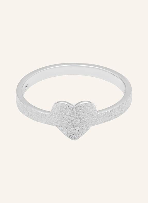 LULU Copenhagen Ring LOVE SILVER