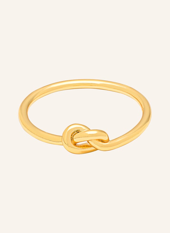 LULU Copenhagen LOVE KNOT ring in 925 Sterling silver GOLD
