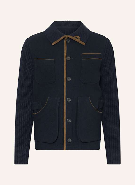 HABSBURG Trachtenjacke LIEMBERG im Materialmix DUNKELBLAU
