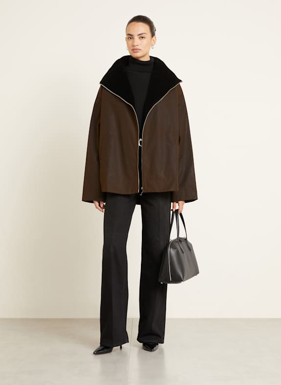 TOTEME Jacke DUNKELBRAUN