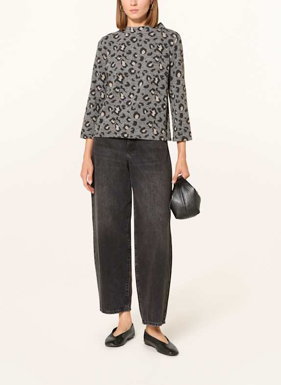 MORE 
MORE Pullover mit 3/4-Arm GRAU / SCHWARZ