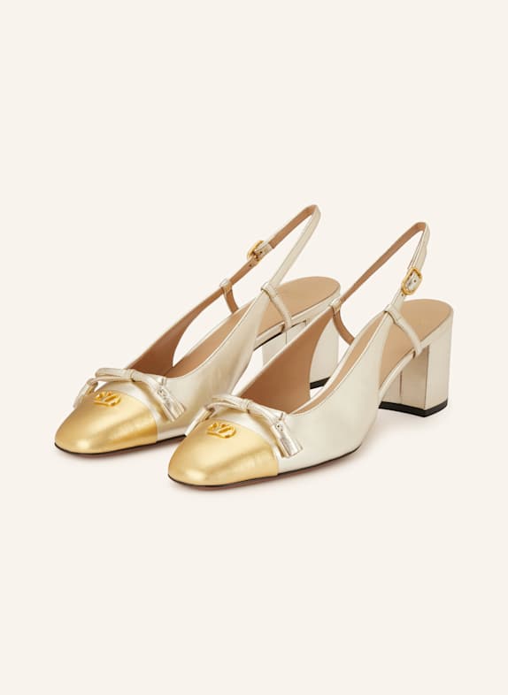 VALENTINO GARAVANI Slingpumps GOLD