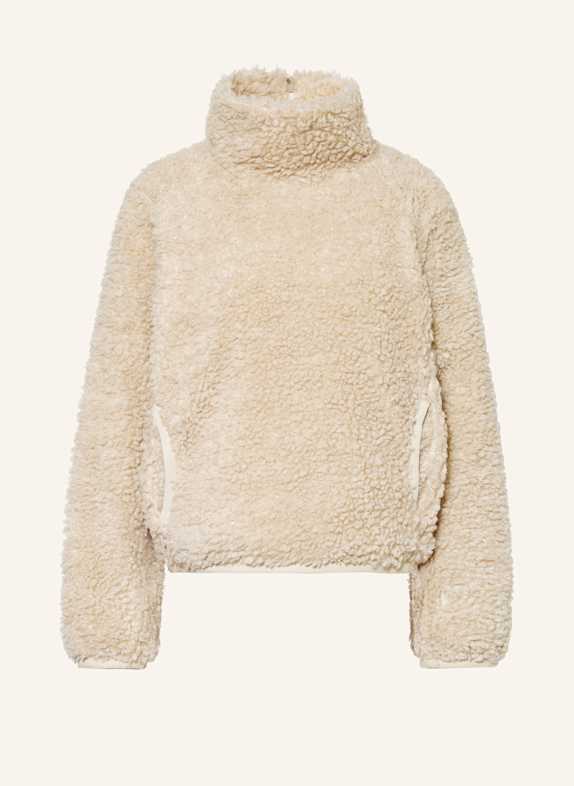 MONCLER GRENOBLE Teddyfell-Pullover CREME