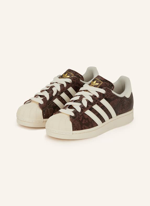 adidas Originals Sneaker SUPERSTAR II DUNKELBRAUN/ CREME