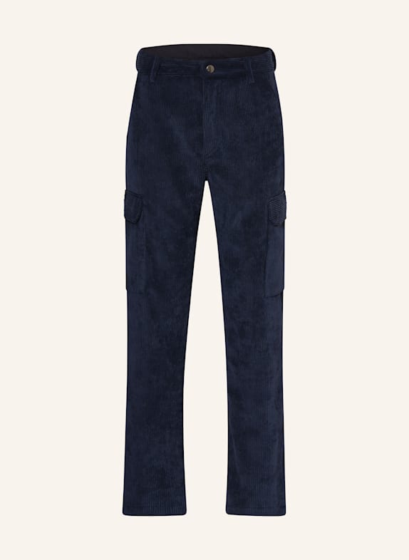 MONCLER enfant Sztruksowe spodnie cargo GRANATOWY