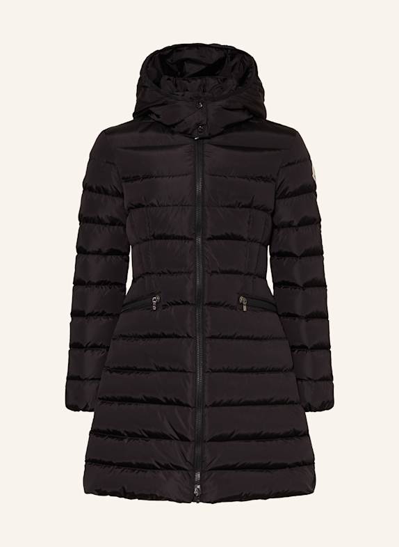 MONCLER enfant CHARPAL down coat with detachable hood BLACK