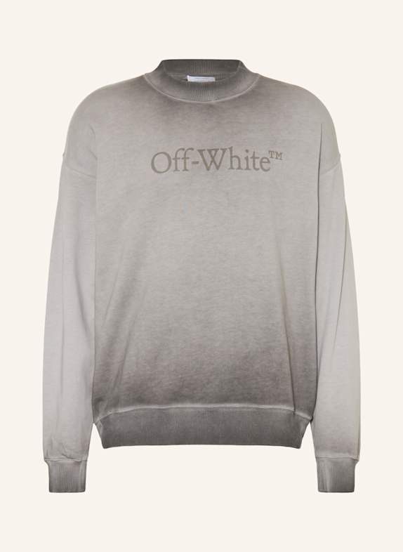 Off-White Mikina ŠEDÁ