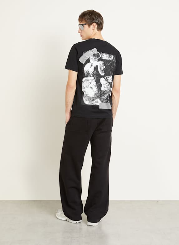 Off-White T-shirt CUPID TAPE BLACK / WHITE / GRAY