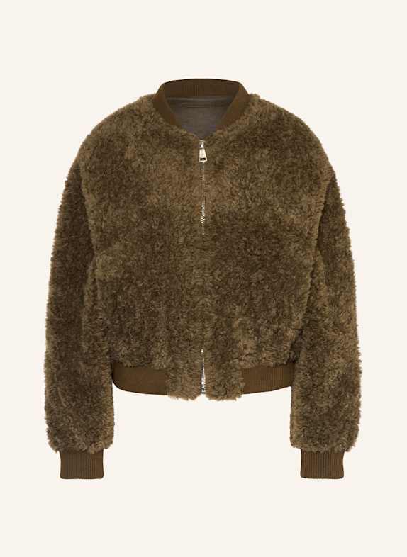 STUDIO AR Teddyfell-Jacke LAURA KHAKI