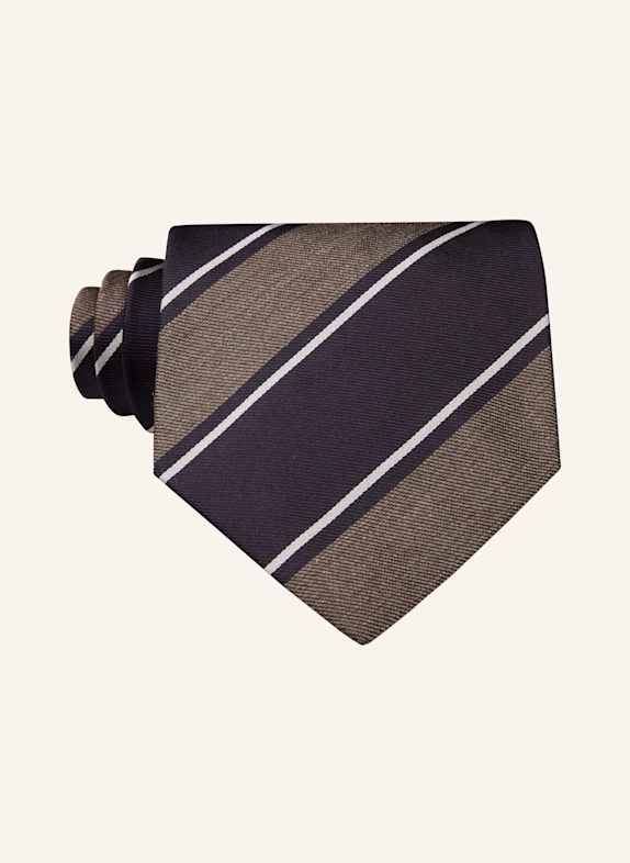windsor. Tie DARK BLUE/ TAUPE