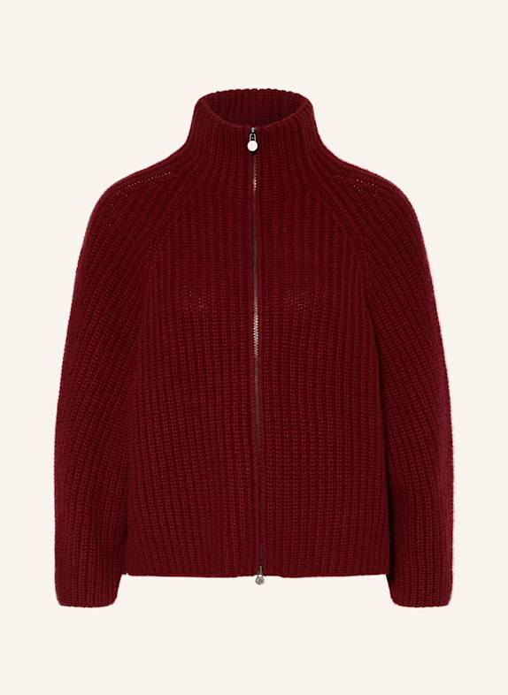 IRIS von ARNIM Cardigan FALLOU en cachemire ROUGE FONCÉ