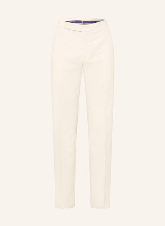 RALPH LAUREN PURPLE LABEL Cordchino Regular Fit ECRU