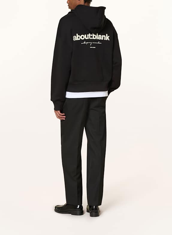 about:blank hoodie ZWART / WIT
