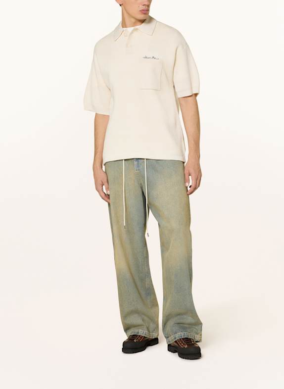 about:blank Piqué poloshirt Relaxed Fit CRÈME