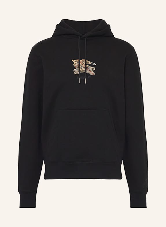 BURBERRY Bluza z kapturem SIMON CZARNY