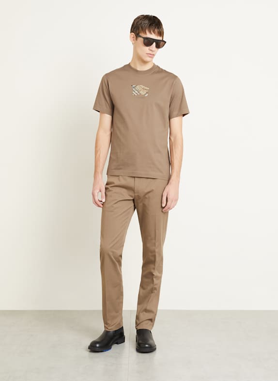 BURBERRY Tricou SETH MARO DESCHIS