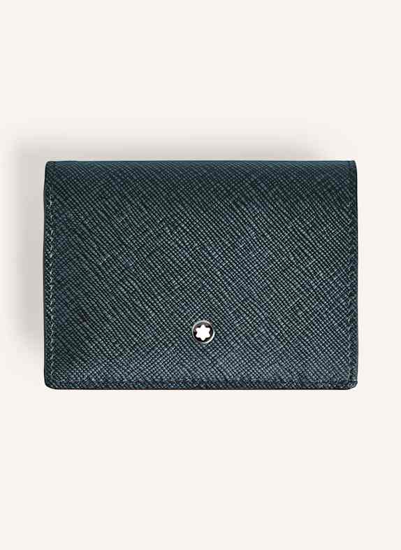 MONTBLANC Saffiano-Geldbörse SARTORIAL BLAU/ SCHWARZ