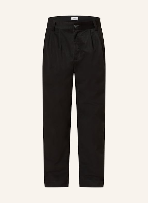 AGOLDE SLATER regular fit trousers BLACK