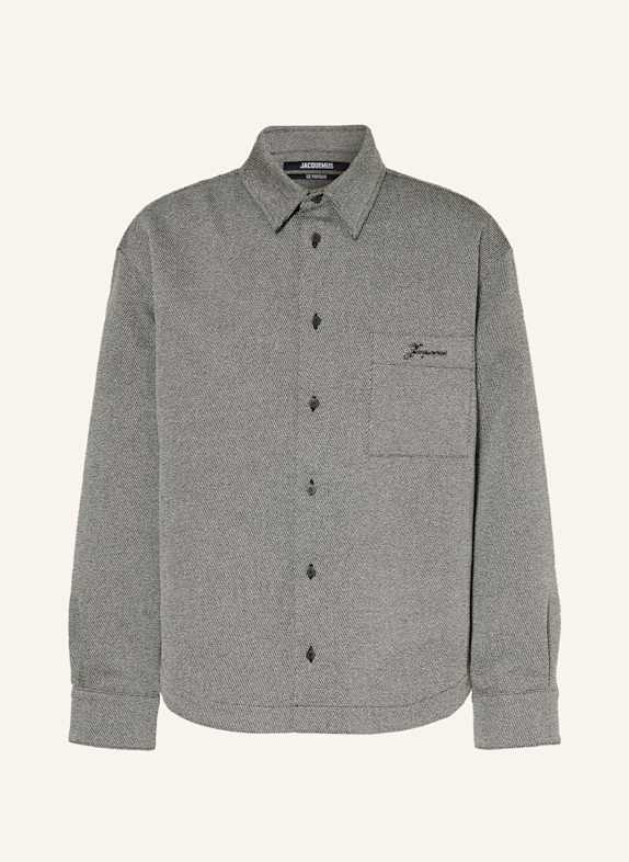 JACQUEMUS Overshirt LA CHEMISE MOLINO GRAU / HELLGRAU