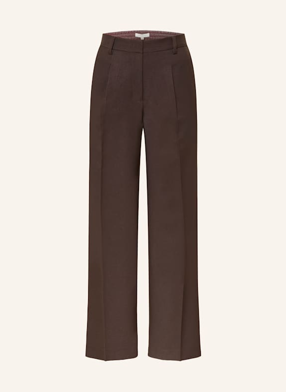 MILANO ITALY Trousers DARK BROWN